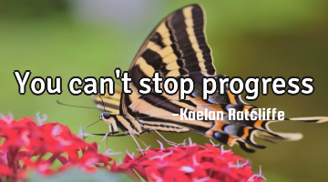 You can