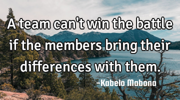 A team can