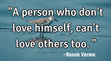 "A person who don