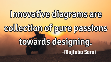 Innovative diagrams are collection of pure passions towards designing.
