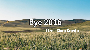 Bye 2016