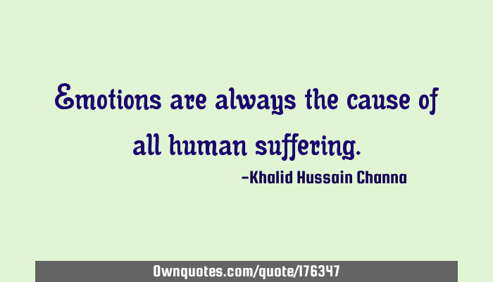 human suffering quotes